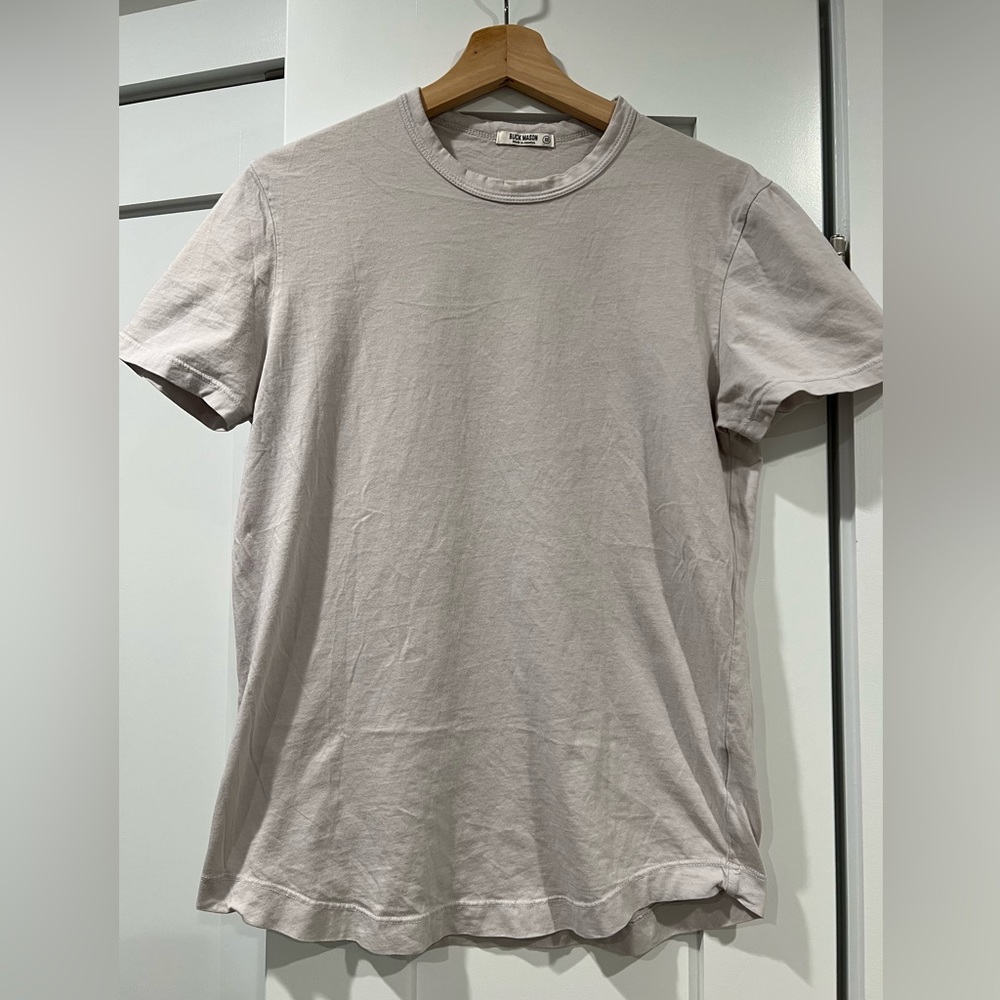 Buck Mason Pima Curved Hem Tshirt
